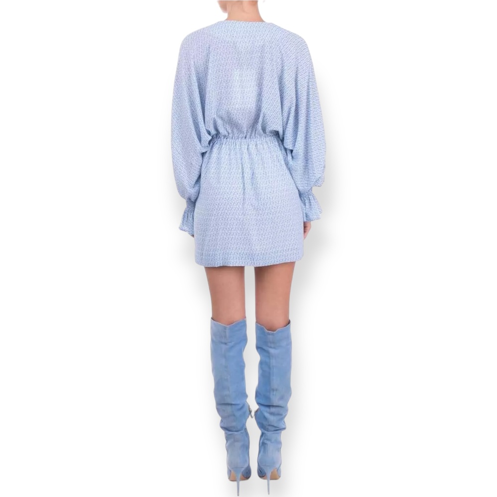 Baum Und Pferdgarten Ariana Dress Light Blue Crepe Size 36 US 6 Small Medium NWT - Picture 4 of 6